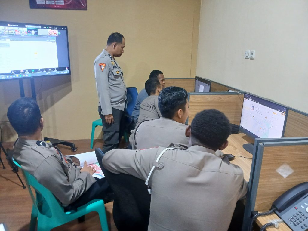 Tingkatkan Pelayanan, Polres Maros Gelar Pelatihan Layanan Call Center 110