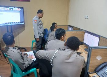 Tingkatkan Pelayanan, Polres Maros Gelar Pelatihan Layanan Call Center 110