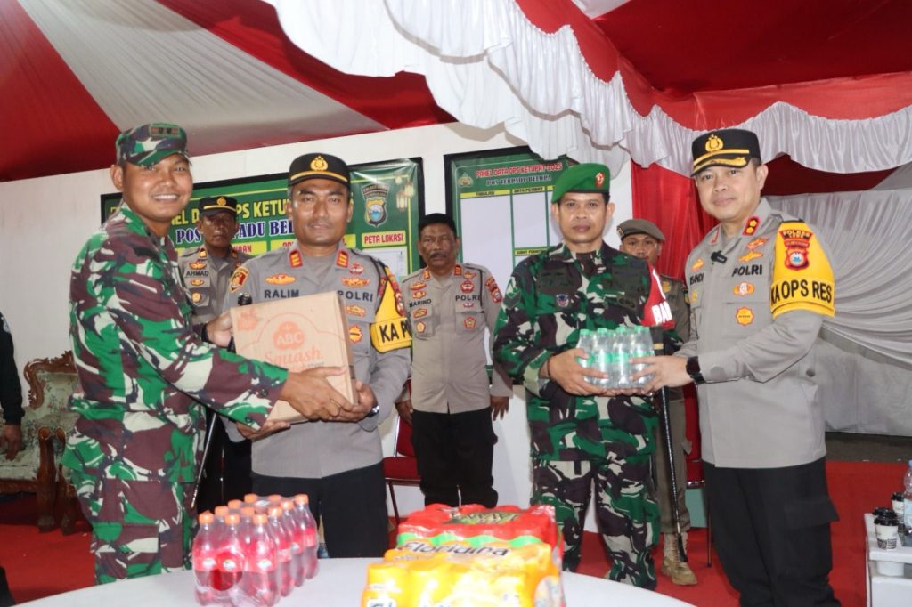 Pastikan Masyarakat Mudik Aman, Kapolres Luwu dan Dandim 1403/Palopo Cek Posko Operasi Ketupat