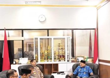 Kapolrestabes Makassar Terima Kunjungan Silaturahmi Walikota dan Wakil Walikota