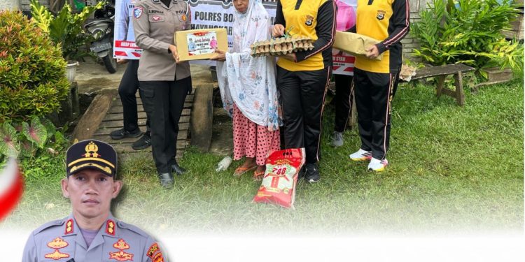 Tindak Lanjut Program dan Intruksi Kapolres Bone, Polwan Gelar Bakti Religi dan Bakti Sosial