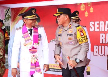Hadiri Sertijab Bupati, AKBP Erwin Syah: Polres Bone Siap Bersinergi dan Jaga Kamtibmas