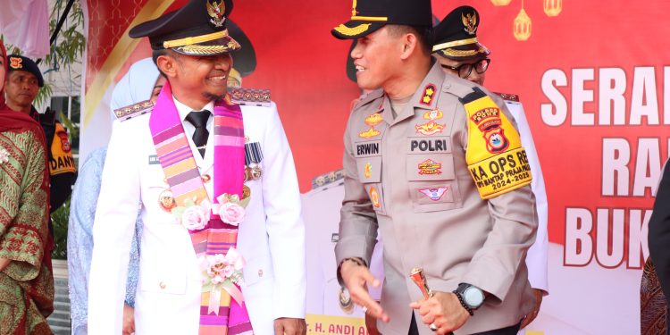 Hadiri Sertijab Bupati, AKBP Erwin Syah: Polres Bone Siap Bersinergi dan Jaga Kamtibmas