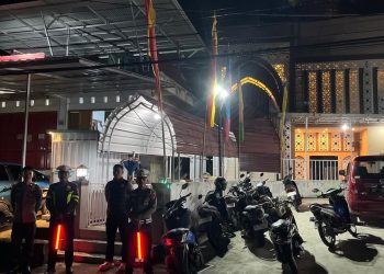 Beri Kenyamanan ke Masyarakat Selama Ramadhan, Personel Polres Tator Gelar Patroli Blue Light