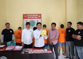 Sat Resnarkoba Polres Tator Ungkap 98,28 Gram Sabu, 6 Orang Diamankan