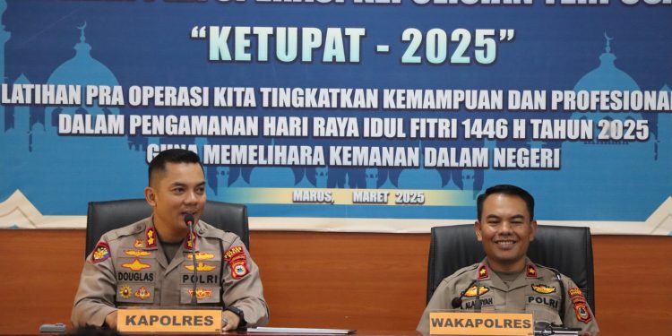Persiapan Lebaran, Kapolres Maros Akan Libatkan 361 Personel dan Hadirkan 6 Posko