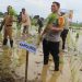 Kapolres Bone - Bupati dan Forkopimda Tanam Padi Perdana di Desa Unra Sekaligus Beri Bantuan Pengembangan B2SA