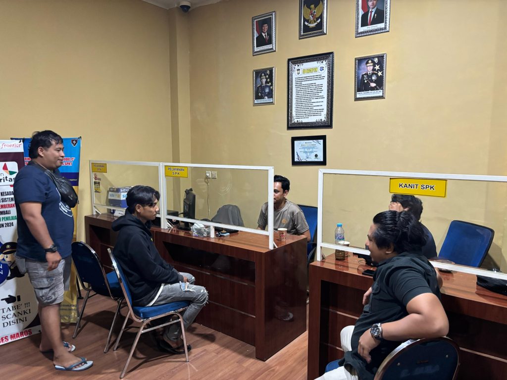 Tim Jatanras Polres Maros Buru Pelaku Pembusuran Warga Ongkoe