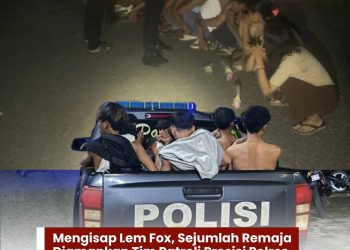 Personel Amankan 12 Remaja Yang Sedang Isap Lem, Kapolres Bone: Orang Tua Harus Lebih Peduli