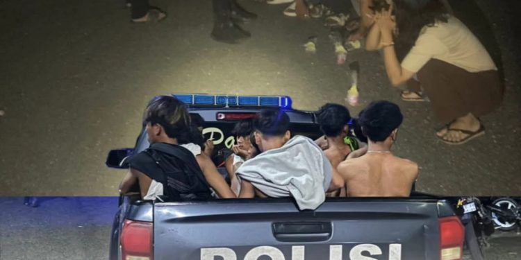 Personel Amankan 12 Remaja Yang Sedang Isap Lem, Kapolres Bone: Orang Tua Harus Lebih Peduli