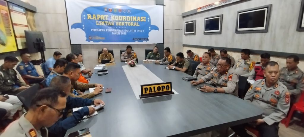 Polres Palopo Gelar Rakor Lintas Sektoral Dalam Rangka Persiapan Pam Idul Fitri