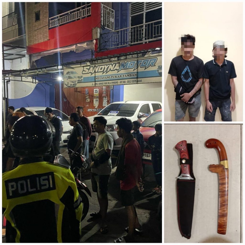 Personel Satlantas Polres Pinrang Gelar Patroli Hunting, 4 Motor dan 2 Pengendara Diamankan