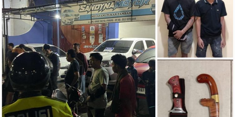 Personel Satlantas Polres Pinrang Gelar Patroli Hunting, 4 Motor dan 2 Pengendara Diamankan