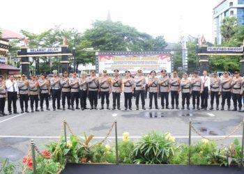 Kapolrestabes Makassar Pimpin Sertijab Kapolsek Panakukang, Kasat Tahti dan Ka SPKT