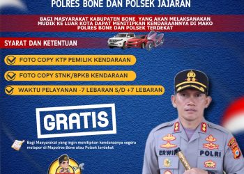 Jelang Hari Raya Idul Fitri, Polres Bone Buka Layanan Penitipan Barang dan Kendaraan Bagi Pemudik
