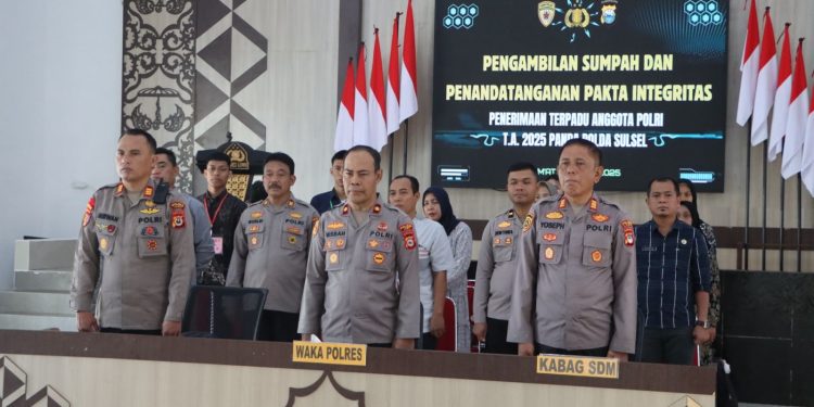 Teken Pakta Integritas Rekrutmen Polri, Kapolres Luwu: Proses Seleksi Profesional dan Transparan