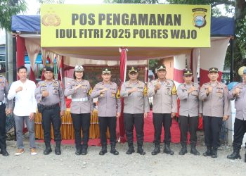 Kapolres Wajo bersama PJU Cek Kesiapan Personel di Posko Operasi Ketupat