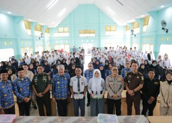 Kapolres Pinrang Hadiri Launching Program Makan Bergizi Gratis Untuk Anak Sekolah