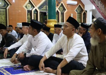 Kapolres Pinrang dan Forkopimda Safari Ramadhan di Masjid Rahmah Mattiro Bulu