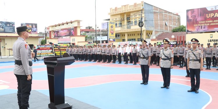 Kapolres Sidrap Pimpin Sertijab Waka Polres dan Pelantikan Kasat Lantas