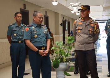 Kapolres Palopo Lakukan Silaturahmi Dengan Danlantamal VI 