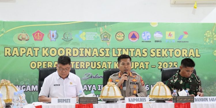 Jelang Idul Fitri 1446 H, Kapolres Tana Toraja Gelar Rakor Lintas Sektoral Operasi Ketupat 2025