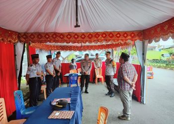 Pastikan Kelancaran Arus Mudik dan Idul Fitri, Kapolres Palopo Cek Personel di Posko Ops Ketupat