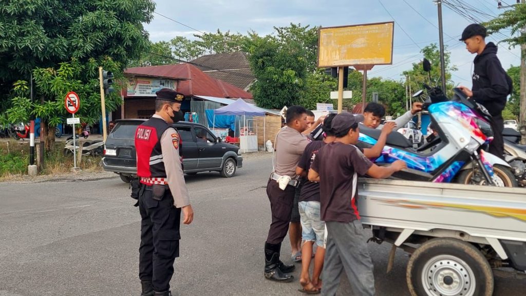 Gencar Tertibkan Balap Liar, Sat Lantas Polres Luwu Akan Kandangkan Kendaraan Selama 3 Bulan