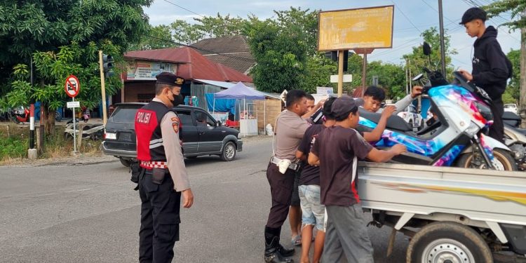 Gencar Tertibkan Balap Liar, Sat Lantas Polres Luwu Akan Kandangkan Kendaraan Selama 3 Bulan