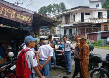 Cegah Tawuran, Bhabinkamtibmas Polres Tator bersama Pihak Terkait Sambangi Pelajar