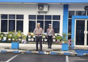 Pimpin Apel Pagi Perdana, Wadirlantas Polda Sulsel Ajak Personel Sukseskan Beyond Trust Presisi
