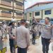 Kapolres Gowa Saksikan Latihan Pengendalian Massa Persiapan Pengamanan Hari Buruh