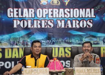 Mantapkan Langkah Pengamanan, Kapolres Maros Pimpin Anev Kamtibmas dan Evaluasi
