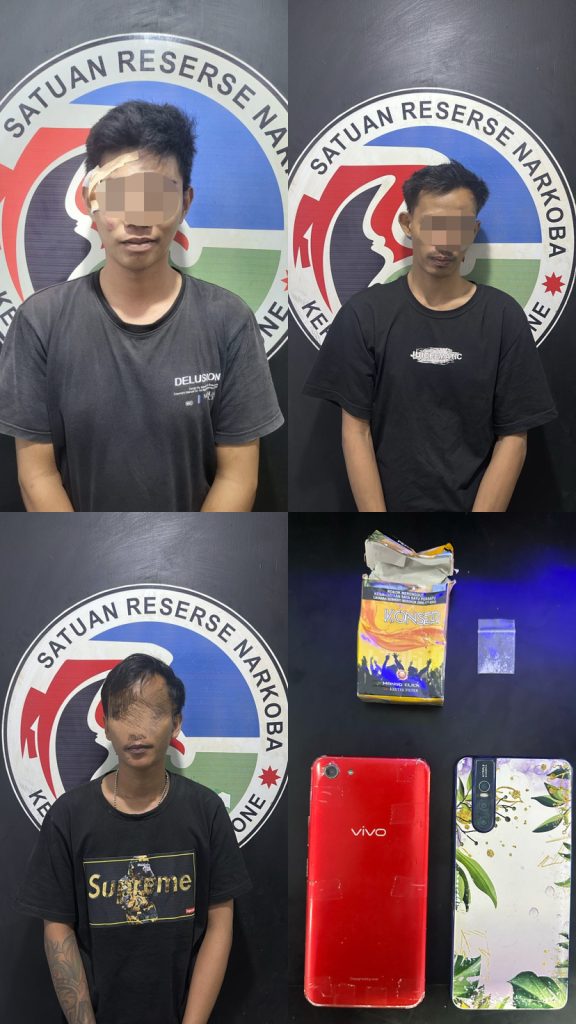 Hanya Dua Hari, Satres Narkoba Polres Bone Amankan 3 Pelaku Penyalahgunaan Sabu