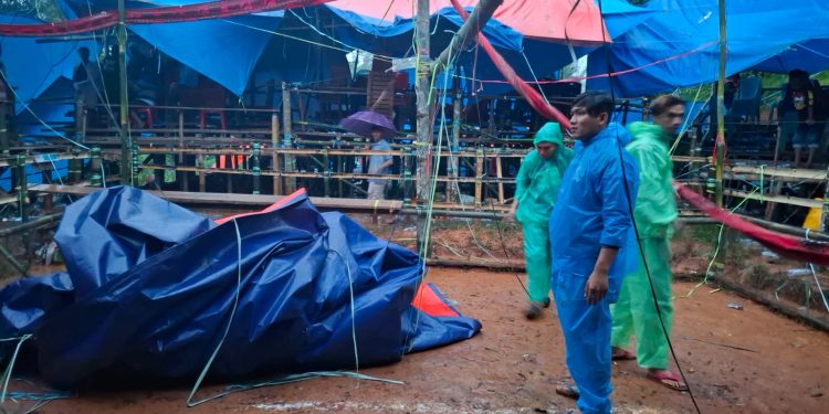 Personel Polres Toraja Utara Bongkar Arena Judi Sabung Ayam di Tallunglipu