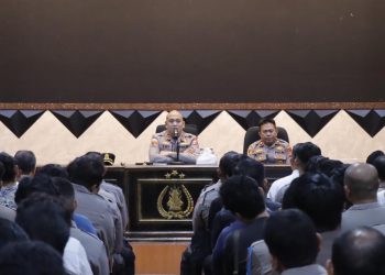 Kapolres Pinrang Tatap Muka dan Beri Arahan kepada Seluruh Personel