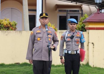 Apel Pagi Perdana, Kapolres Tana Toraja Tekankan Peningkatan Pelayanan Kepada Masyarakat