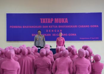 Ini Pesan Kapolres Gowa Saat Tatap Muka Dengan Bhayangkari dan Warakawuri