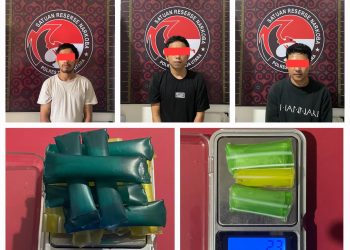 Satres Narkoba Polres Torut Berhasil Ungkap Kasus Narkotika, 3 Orang dan 10 Gram Sabu Diamankan