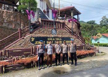 Kapolres Tana Toraja Turunkan Personilnya Amankan Perayaan Ibadah Jumat Agung