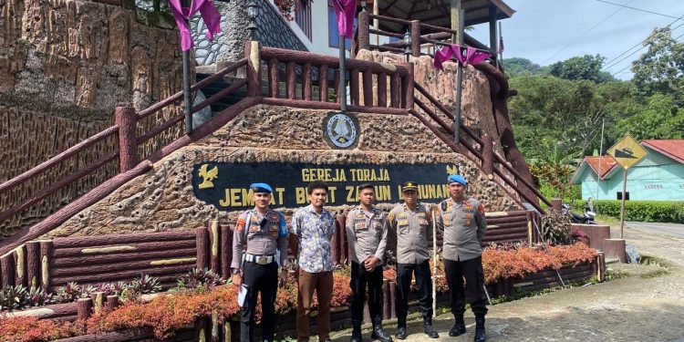 Kapolres Tana Toraja Turunkan Personilnya Amankan Perayaan Ibadah Jumat Agung