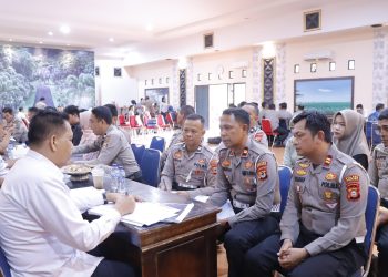 Tim Itwasda Polda Sulsel Lakukan Audit Kinerja Tahap I di Polres Pinrang