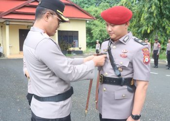Kapolres Wajo Pimpin Serah Terima Jabatan Kasat Reskrim