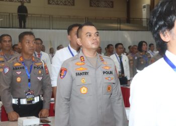 Perkuat Komitmen Pelayanan Publik, Kapolres Sidrap Ikuti Gelar Operasional Triwulan I