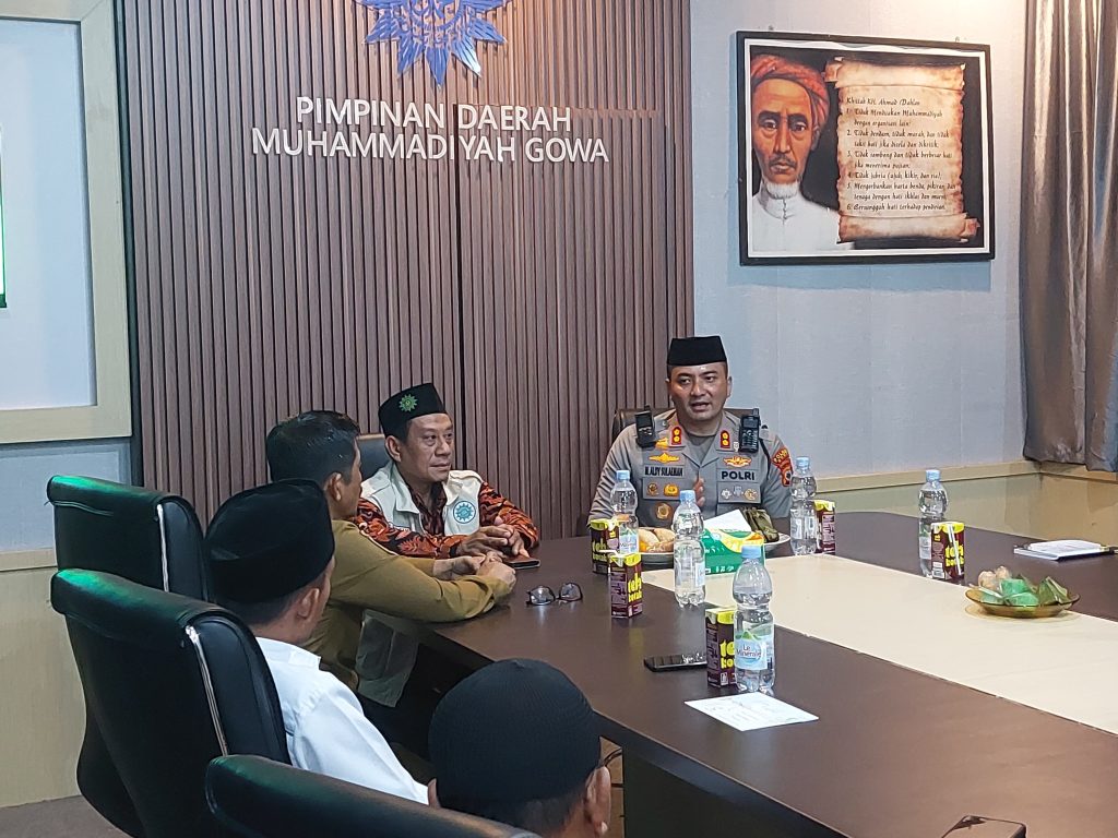 Kapolres Gowa Melakukan Silaturahmi Dengan Pengurus Daerah Muhammadiyah