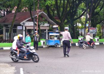 Jaga Kelancaran Lalu Lintas, Personel Satlantas Polres Tana Toraja Rutin Gelar Commander Wish 