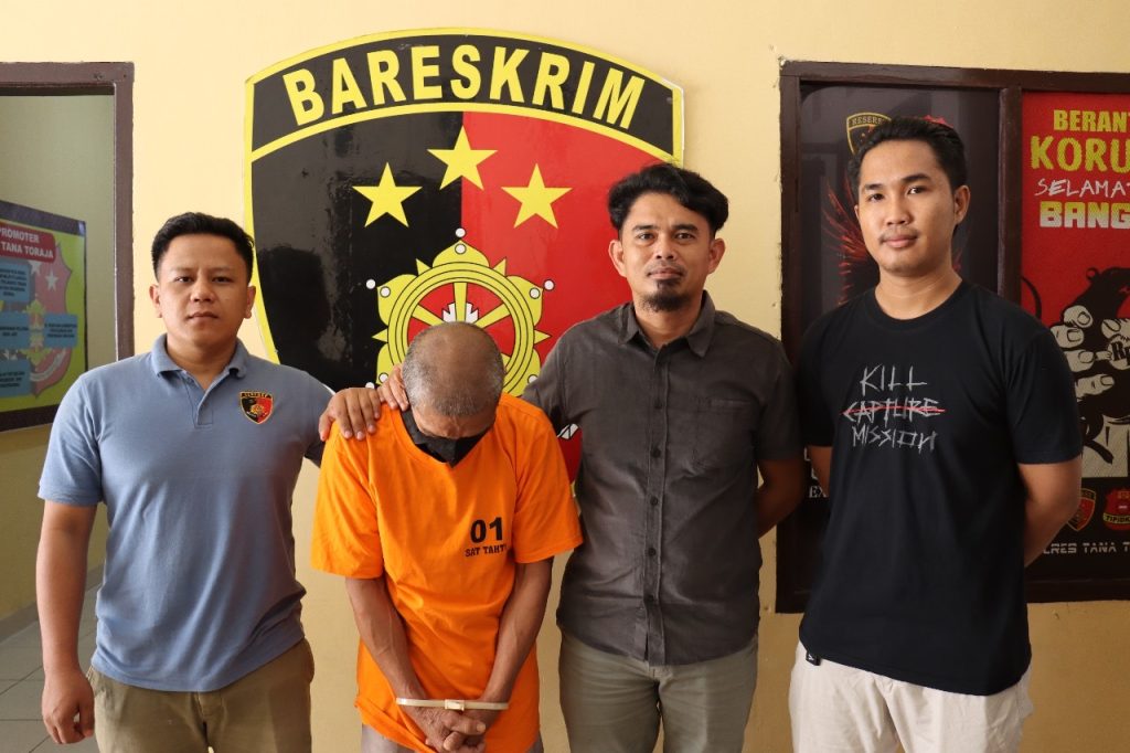 Personel Satreskrim Polres Tana Toraja Berhasil Ungkap Pelaku Pencurian Kerbau