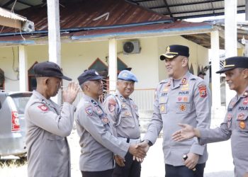 Kapolres Pinrang Kunjungi Polsek Patampanua dan Paleteang, Ini Penekanannya