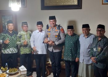 Sebagai Kapolres Gowa Yang Baru, AKBP Muhammad Aldy Sulaiman Silaturahmi Dengan Ketua dan Pengurus NU