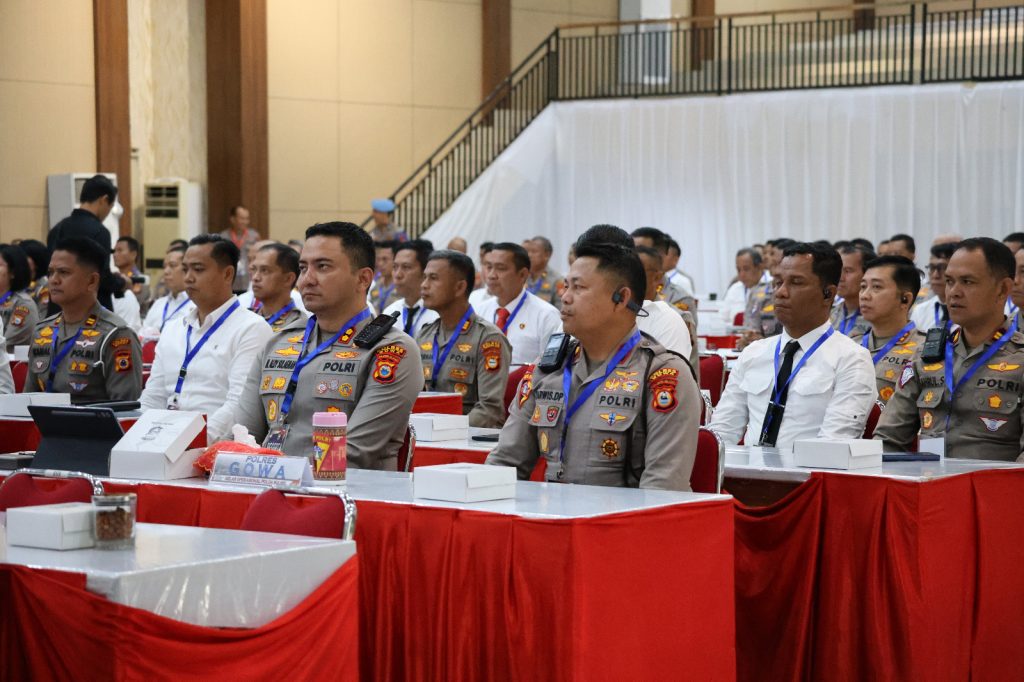 Kapolres Gowa Hadiri Gelar Operasional Triwulan I Tahun 2025 di Polda Sulsel